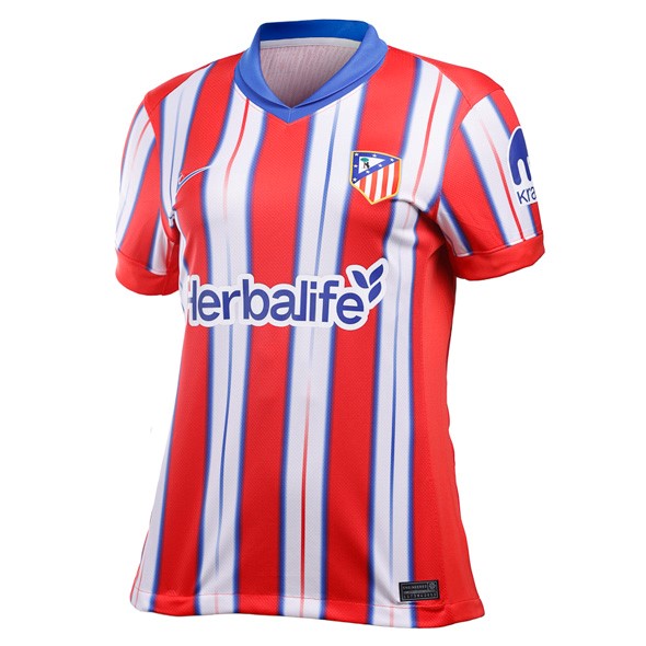 Camiseta Atletico Madrid Replica Primera Ropa Mujer 2024/25